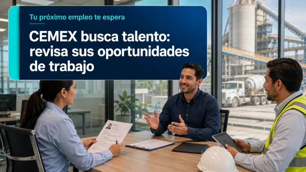 CEMEX busca talento: revisa sus oportunidades de trabajo