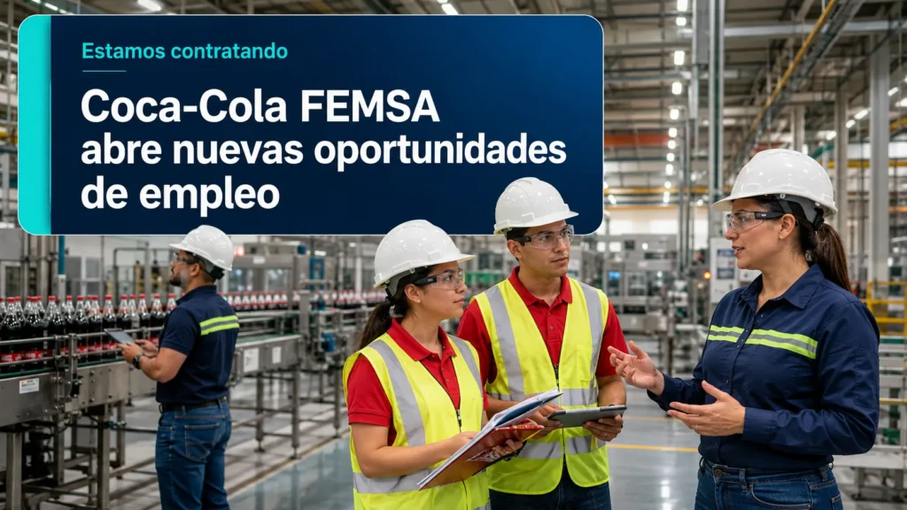 Coca-Cola FEMSA abre nuevas oportunidades de empleo