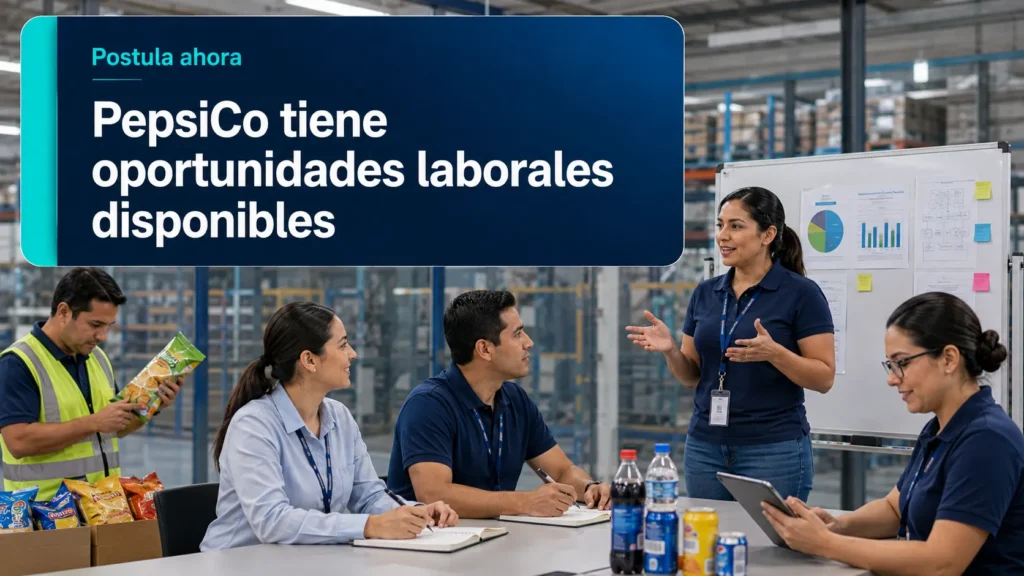 PepsiCo tiene oportunidades laborales disponibles